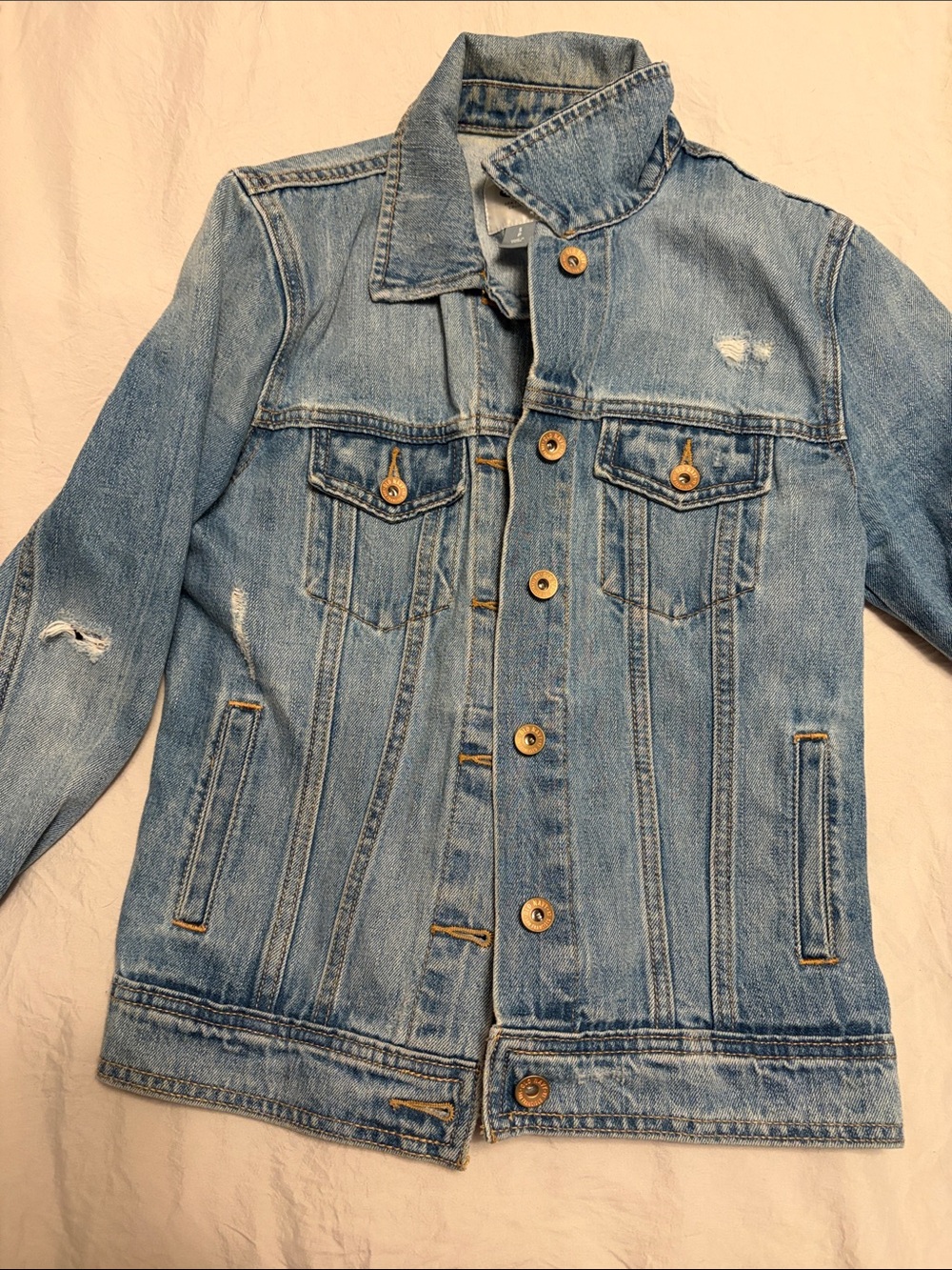Kids Light Blue Denim Jacket - Classic Casual Coat
